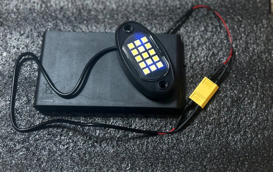 Battery powered rock light